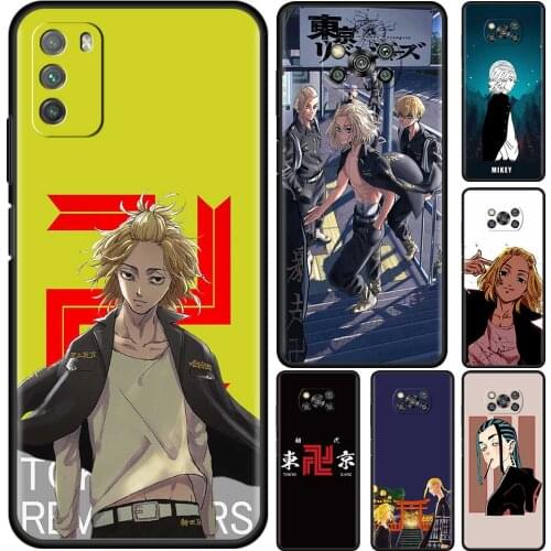 Anime Tokyo Revengers JAPAN Silicone Phone Case For Xiaomi Poco X3 NFC M3 Pro 5G Pocophone F1 F3 GT For Redmi Note 9S Cover Capa