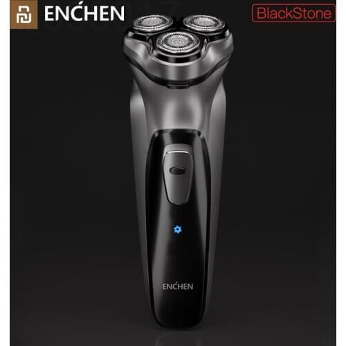 IN Stock Youpin Electric Shaver Face Shaver 3D Electric Razor Black Stone For Men USB Rechargeable Shaving Beard Machine Shaver