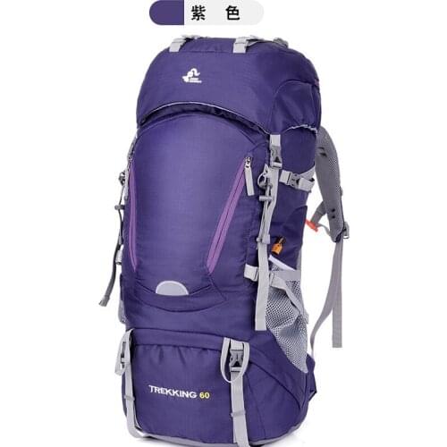 New 60L Large Capacity Mountaineering Camping Backpack Outdoor Sports Bag Waterproof Riding Adventure Backpack