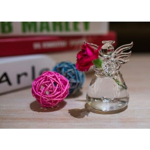 1PC Micro landscape Angel glass vase Home Furnishing creative handmade crafts ornaments Zakka glass bottle OJ 2031