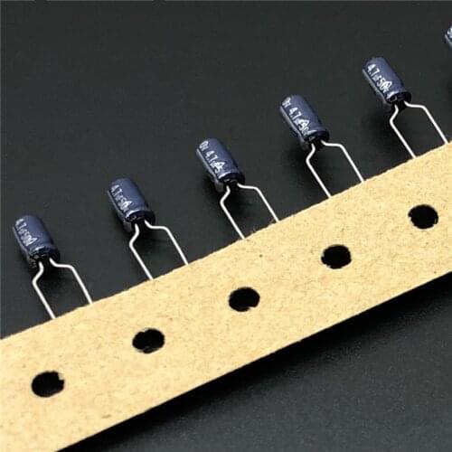 10pcs/100pcs 4.7uF 50V KG Series 4x7mm 50V4.7uF High quality Audio Capacitor