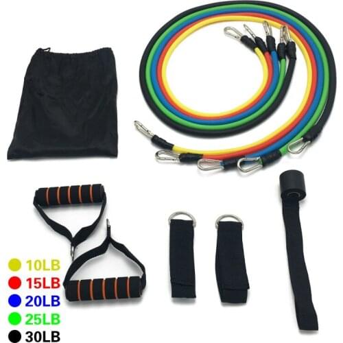 100 Pounds Training Fitness Exercise Equipments Multifunction Zinc Gold Hook Pull Rope Yoga Tension Resistance Bands Hot New