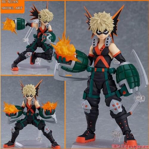100% Original: My Hero Academia Bakugou Katsuki figma PVC Action Figure Anime Figure Model Toy Figure Collection Doll Gift