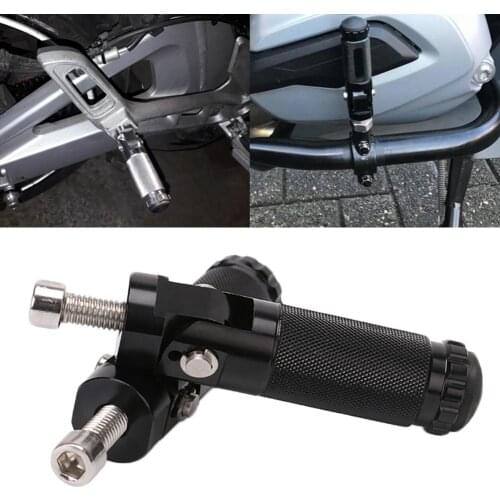 2Pcs The New durable Aluminum Universal Motorcycle Motorbike Folding Footrest Foot Peg Pedals