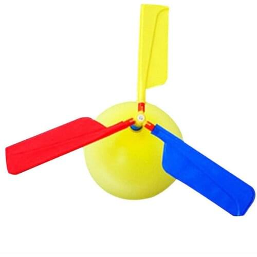 3 pack 2018 Balloon Helicopter Flying Toy Child Birthday Xmas Party Bag Stocking Filler Gift Dropshipping Wholesaling retailing