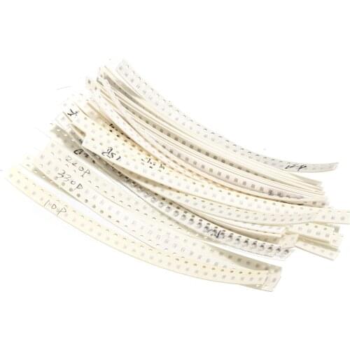 36Values*20pcs 0805 SMD Ceramic Capacitor assortment kit 1PF-10UF Capacitor set pack 4.7UF 10NF 220PF diy electronic Capacitors