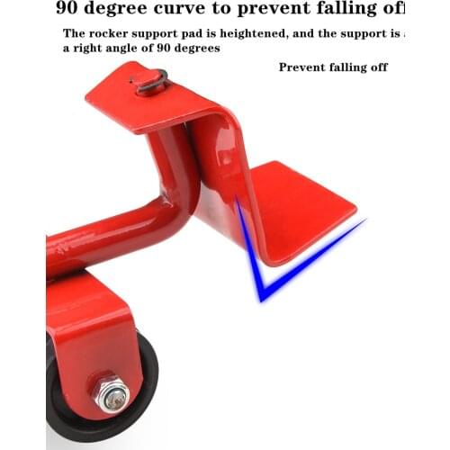 5pc/set Heavy Furniture Moving Tool Transport Lifter Shifter Sofa Refrigerator Washing Machine Wheels Slider Roller Mover Device