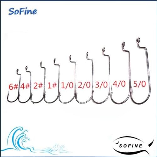 83209 1/0 100pcs/pack worm hooks