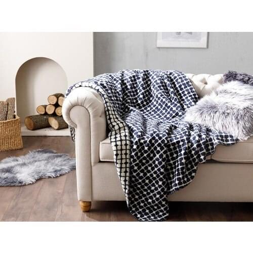 English Home Acrylic Tv Blanket 130x170 cm Navy Blue