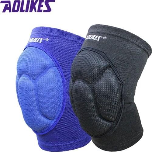 AOLIKES 1 pair Sponge knee pads for dancing basketball volleyball rodilleras sliders patella guard protetor support kneepad