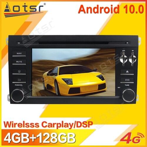 Android 10 Car Multimedia Stereo Player For Porsche Cayenne 2003- 2010 Tape Radio Recorder Auto GPS Navi Head Unit No 2Din 2 Din