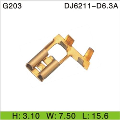 Free shipping 1000pcs Car Electronics & Motorcycle Accessories & Parts G203 Female terminal connector