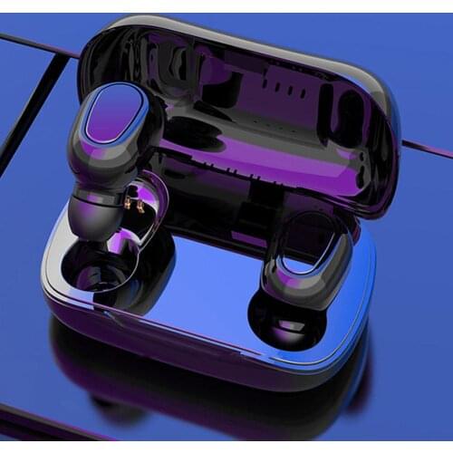 TWS Bluetooth 5.0 Sports Sweatproof Charging Box Wireless HiFi In-Ear Earphones