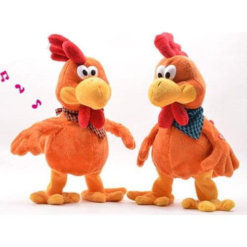 Home A Funny Rooster Toys Dancing Singing Musical Chicken Electronic Pets Remote Control Toy Interesting Birthday Gift For Kids