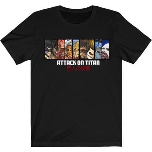 Final Season Attack on Titan Graphic T-shirt Unisex Cool Cartoon Tshirt Titans Attack Anime Tees Women Summer Harajuku T Shirts