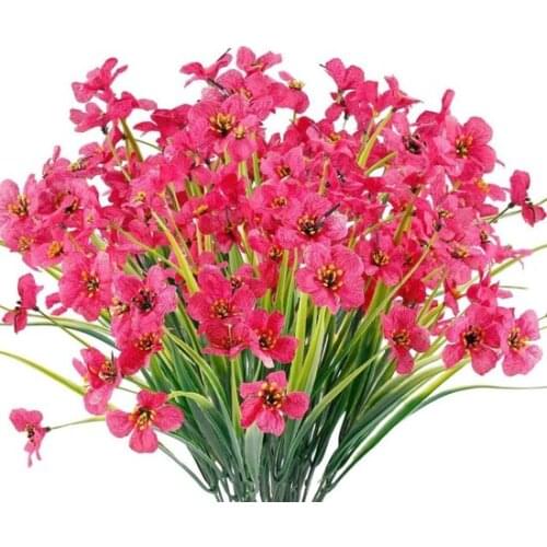 Artificial flower Mealy Jasmine artificial Plant 3Adet Fuchsia decoration artificial flower искусственный цветок