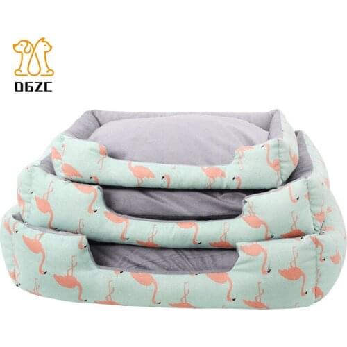 Teddy Dog Beds with Removable Cover Soft Fleece Cat Mat House Lounger Sofa Cushion for Large Dog Golden Bed Husky Kennel