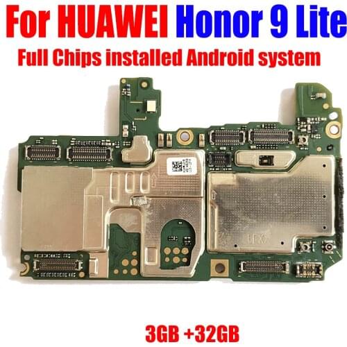 Original Unlocked For HUAWEI Honor 9 lite Motherboard 32GB Logic Board For honor9 Lite Mainboard WIth Full Chips