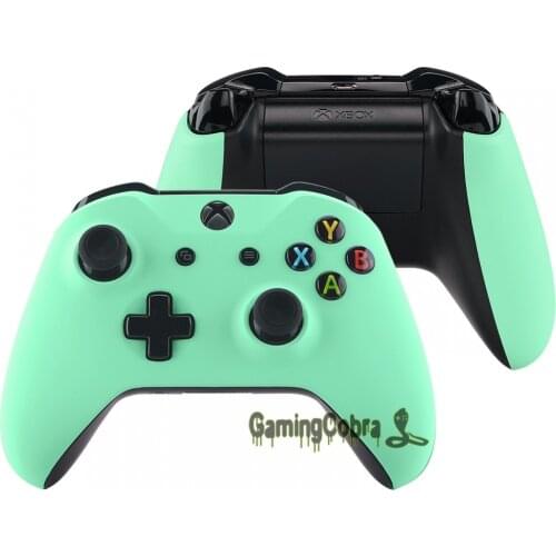 Mint Green Front Housing Shell Faceplate Side Rails Panel for Xbox One X & One S Controller (Model 1708)