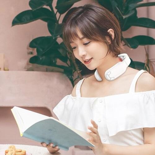 2020 new intelligent electric neck and shoulder massager tool for pain relief health care relaxation cervical spine physiotherap