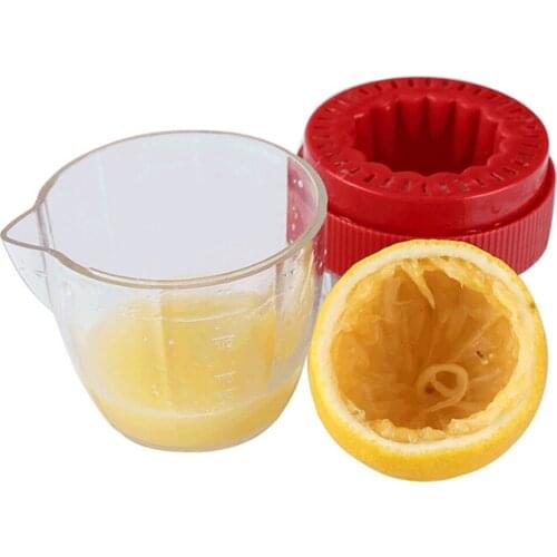 Orange Lemon Juicer Squeezer Manual Hand Press Fruit Citrus Kitchen Extractor Plastic WXV Sale