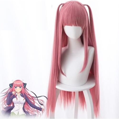The Quintessential Quintuplets 5 Sisters Wig Nakano Ichika Nino Miku Yotsuba Itsuki Cosplay Wigs for Female