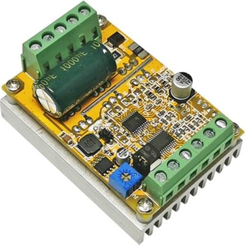 New 380W 3 Phases Brushless Motor Controller Board(No/Without Hall Sensor) BLDC PWM PLC Driver Board DC 6.5-50V