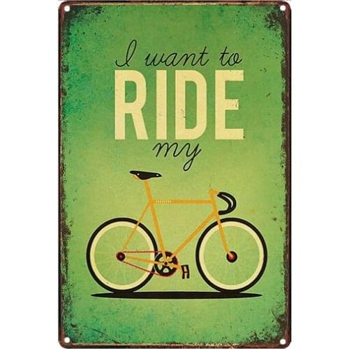 Retro Tin Metal Sign Vintage Plate Wall Pub Home Art Decor Car Iron Poster Cuadros LA-2378