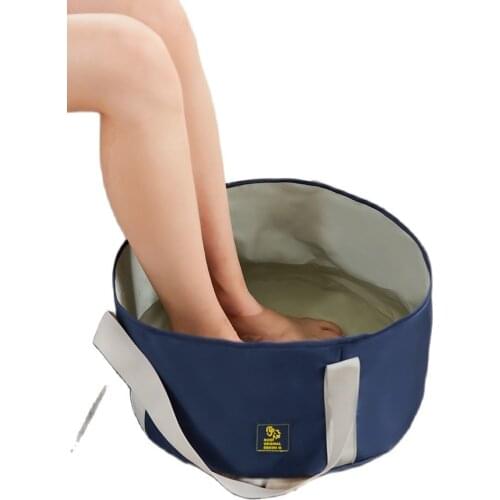 Foldable Basin Portable Outdoor Traveling Large Thickened Laundry Basin Traveling Toilet Foot-soaking Bucket