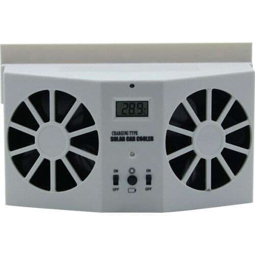 Solar Vehicle Ventilator Dual vent Vehicle Exhaust Fan Solar Cooler R 8032