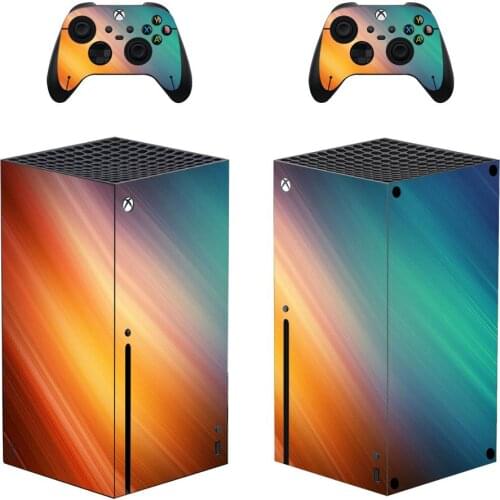 Light Style Xbox Series X Skin Sticker for Console & 2 Controllers Decal Vinyl Protective Skins Style 1