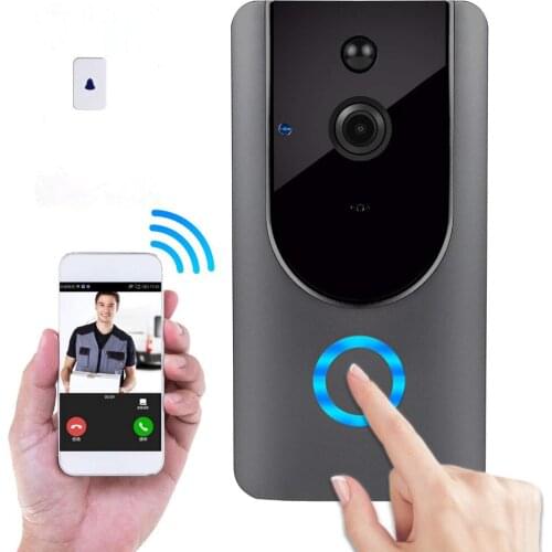 Smart Wireless WiFi Security Video intercom DoorBell Visual Recording Consumption Remote Home Doorbell Video Door Bell Ring Cam