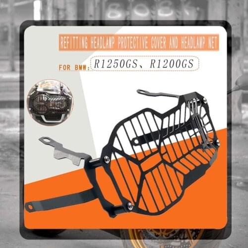 For BMW R1200GS Adventure LC R1250GS Motorcycle Headlight Protector Grille Guard Cover Protection Grill