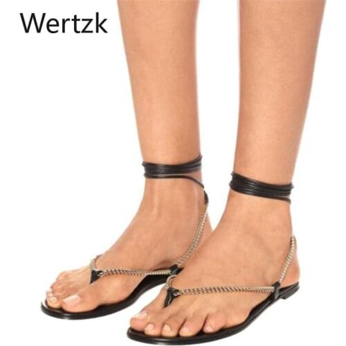 Summer New Popular 2021 Women Shoes Shiny Diamond Flat with Party Solid Black Ladies Sexy Sandals Cross Strap Zapatos De Mujer