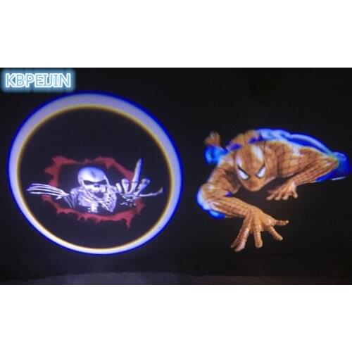 2pcs Car Styling Car Door Welcome Light Projector Logo Sticker for Jaguar xf xe x-type xj s-type f-pace XFR XKR XJR Accessories