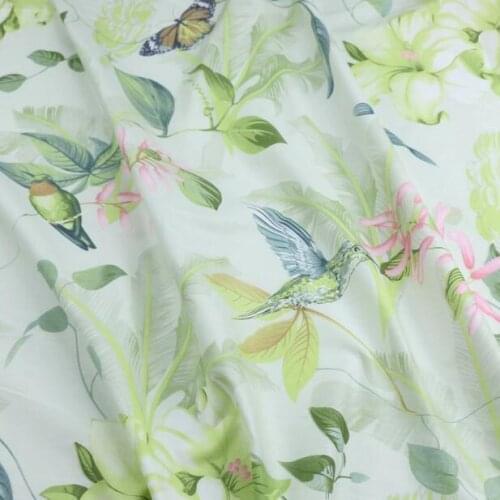 50*235cm Butterfly Flowers Printed 100% Cotton Fabric For Bedding Quilt Sewing Cloth Patchwork Needlework DIY Handmade Materials