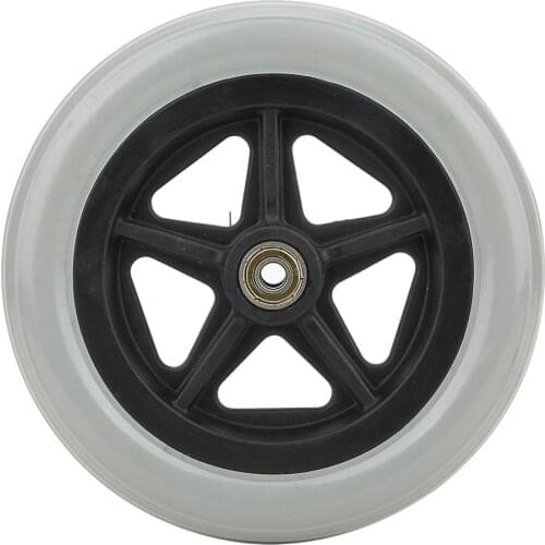 7 Inch Wheelchair Front Wheels Disabled Old People Walk Chair Wheelchair Rubber Wheels