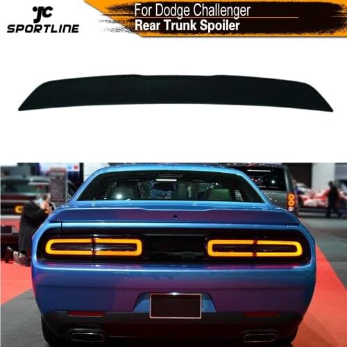 ABS Matte Black Rear Trunk Spoiler Boot Lip Wing For Dodge Challenger 2015 - 2018 Rear Trunk Spoiler Boot Lip Wing