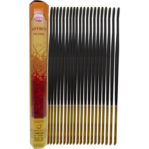 Saffron Fragrant 20 Stick Incense-Saffron