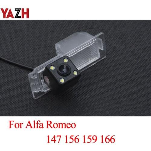 YAZH HD Night Vision Car Rear View Camera For Alfa Romeo 156 / 159 / 166 / 147 1997-2007 CCD Reversing Backup Camera