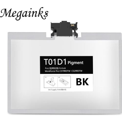 For Europe T01D1 T01D2 T01D3 T01D4 ink bag For Epson Workforce Pro WF C529RDTW Pro WF C579RDTW printer with chip and pigment ink