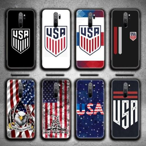 America USA Flag Phone Case for Redmi 9A 9 8A 7 6 6A Note 10 9 8 8T Pro Max K20 K30 Pro