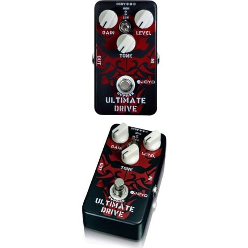 Joyo JF-02 Ultimate Overdrive Effect Pedal Featuring True Bypass Wiring Tone Switch and Quality Components