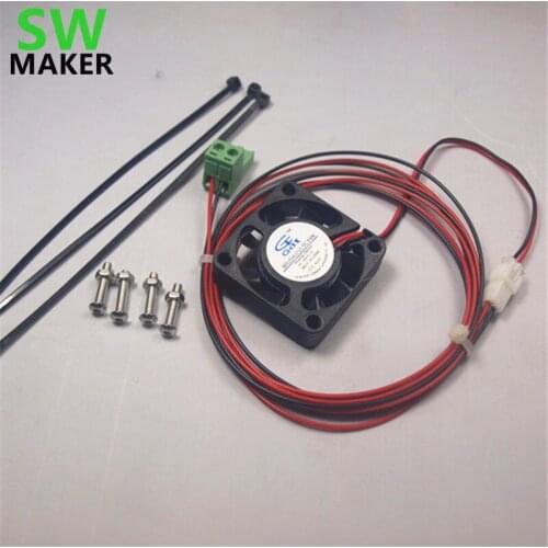 SWMAKER 1set Active Cooling Fan Kit for Replicator / / FlashForge / CTC 24V cooling fan