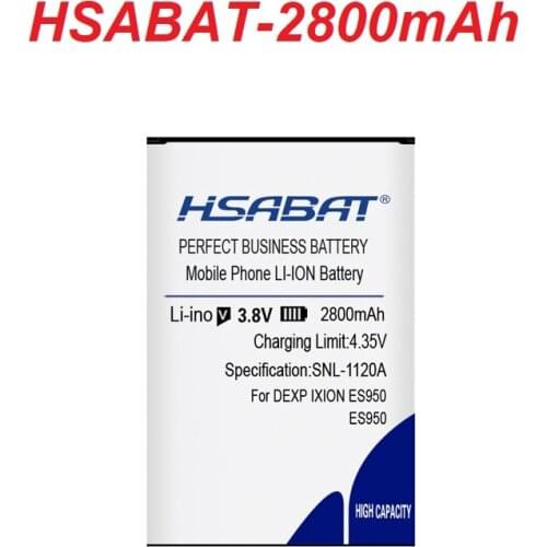 Top Brand 100% New 2800mAh Battery for DEXP Ixion ES950 in stock