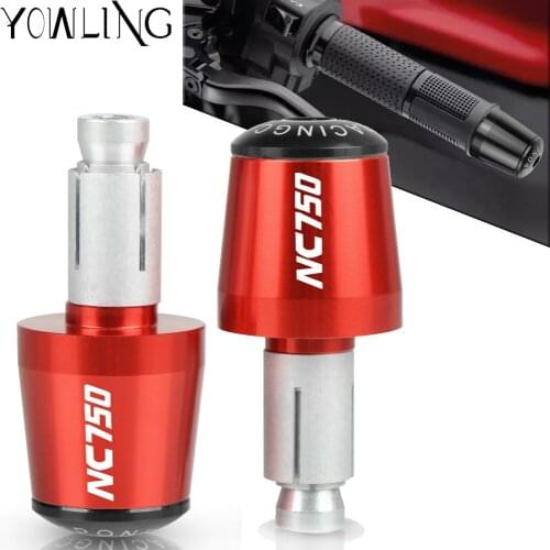 Motorcycle 7/8" 22MM Handlebar Hand Grips Handle Bar End Cap For HONDA NC750 S X NC 750 NC750S NC750X 2014 2015 2016 2017