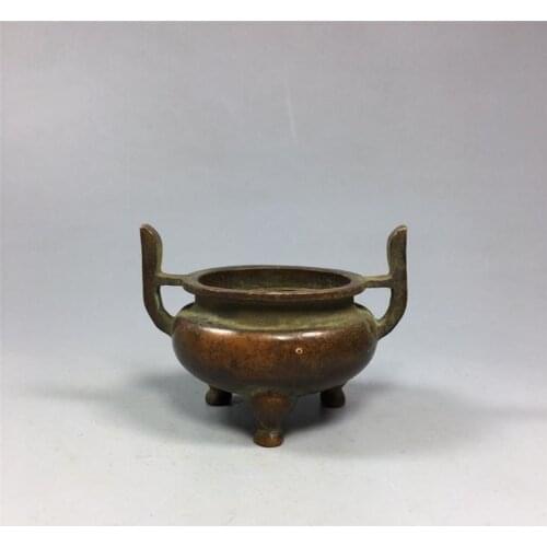 New tripod crown ear small incense burner for Buddhas household accessories