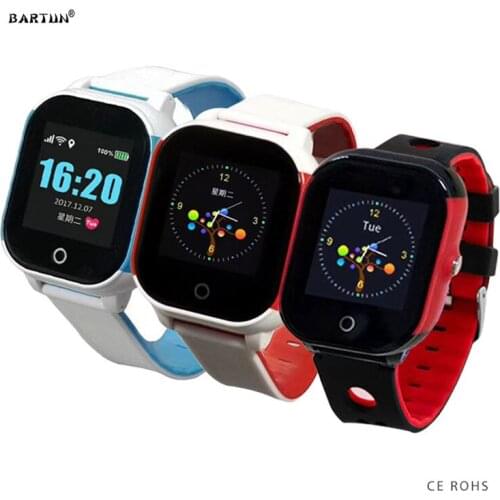 Original FA23 Smart Activity GPS Tracker Touch Screen IP67 Waterproof Grade GPS+WIFI+LBS Positioning SOS Alarm Watch Tracking