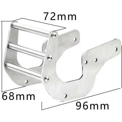 RC Car LOSI LMT 4WD Solid Axle Monster Truck Bigfoot Off-Road Vehicle Front Bumper Metal Front Anti-collision Protection Bar