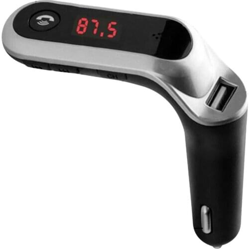 S7 Car Hands-Free Wireless Bluetooth MP3 Call Music Player FM Transmitter Mobile Phones Tablets SD USB TF LCD Auto Accessories